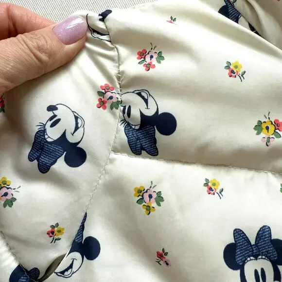 Gap + Disney Reversible Minnie Mouse Fleece Lined Coat Size 3T - Picture 9 of 9